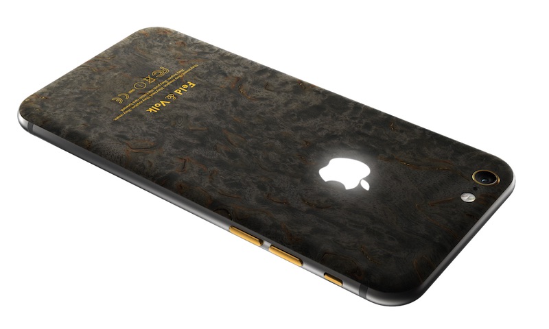 奢華定制版iPhone 6曝光：鱷魚皮、藍(lán)寶石后殼