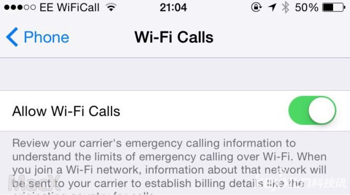 iOS 8.3新功能曝光：WiFi 通話功能擴展
