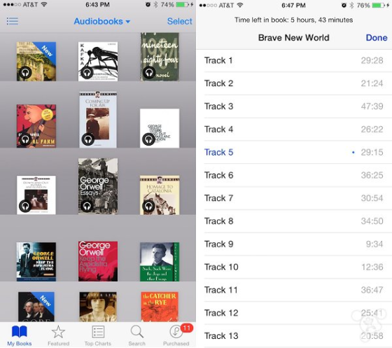 iOS 8.4測試版發布 iBook應用播放有聲讀物