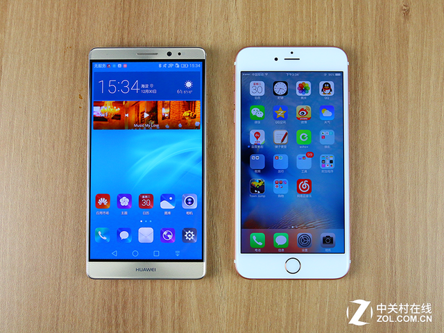 強(qiáng)者PK 華為Mate8對比蘋果iPhone6s Plus 