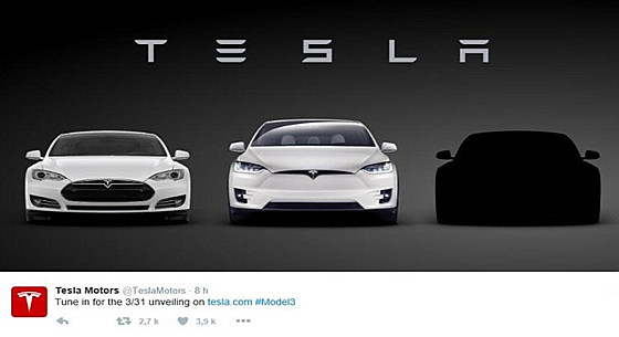 特斯拉正式發(fā)布Model 3：全球粉絲瘋了！