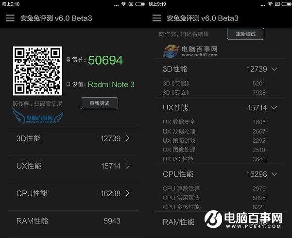 麒麟650對戰聯發科X10 榮耀5C和紅米Note3跑分對比