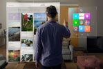 Win10眼鏡Hololens版VLC演示視頻：耍酷必備！