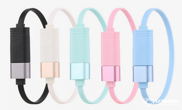 優尚金屬手環手機充電線：戴在手腕上的蘋果手機數據線