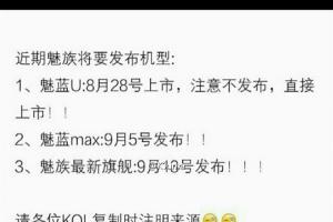 巨屏魅族Max首曝：對(duì)飆小米Max