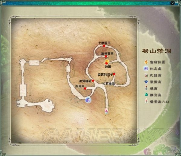 仙劍奇?zhèn)b傳5迷宮地圖