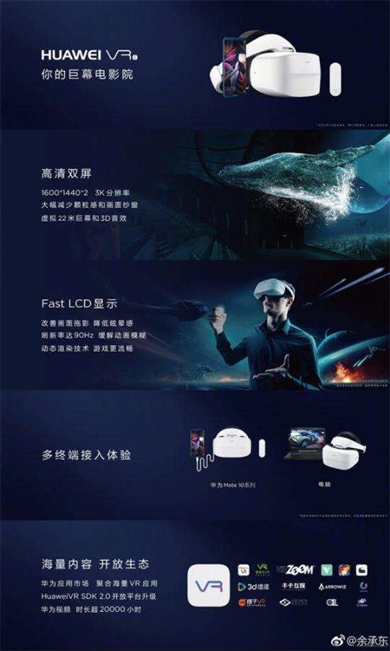 IMAX巨幕影音體驗！華為VR 2即將國內上市