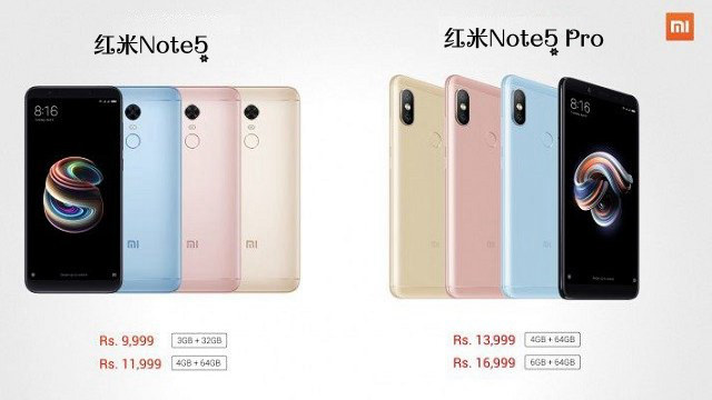 紅米Note5和Note5 Pro全面屏手機印度首發 紅米Note5和Note5 Pro有什么區別？