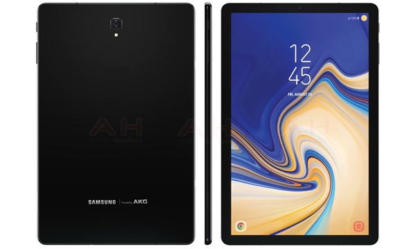 三星Galaxy Tab S4曝光：正面無實體鍵、高屏占比