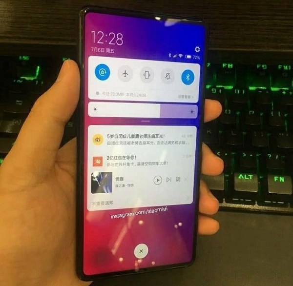 小米MIX3真機諜照曝光：屏占比超95% 比OV更激進？