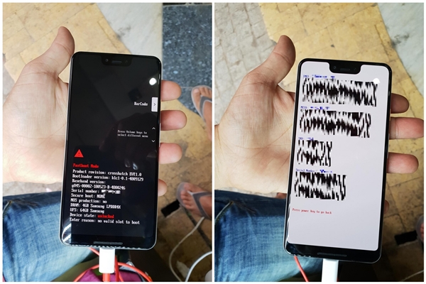 谷歌Pixel 3 XL劉海屏工程機(jī)曝光：首次支持無(wú)線(xiàn)充電