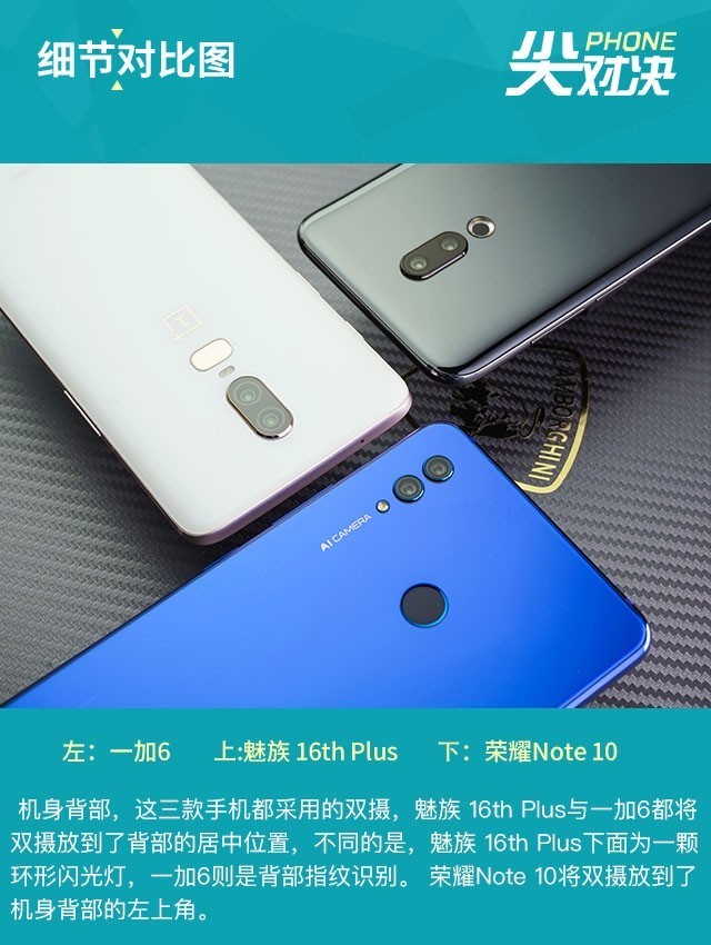 魅族16 Plus、榮耀Note10、一加6對比評測 三千旗艦機對決