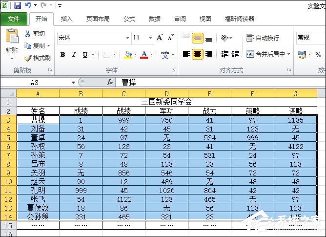 Excel表格如何隔行填充顏色？Excel表格底色隔行填充方法教程