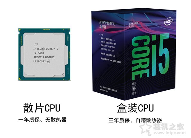 CPU散片是什么意思？盒裝CPU和CPU散裝的區別知識科普